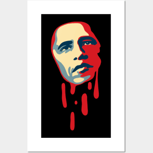 Obama Melting Posters and Art